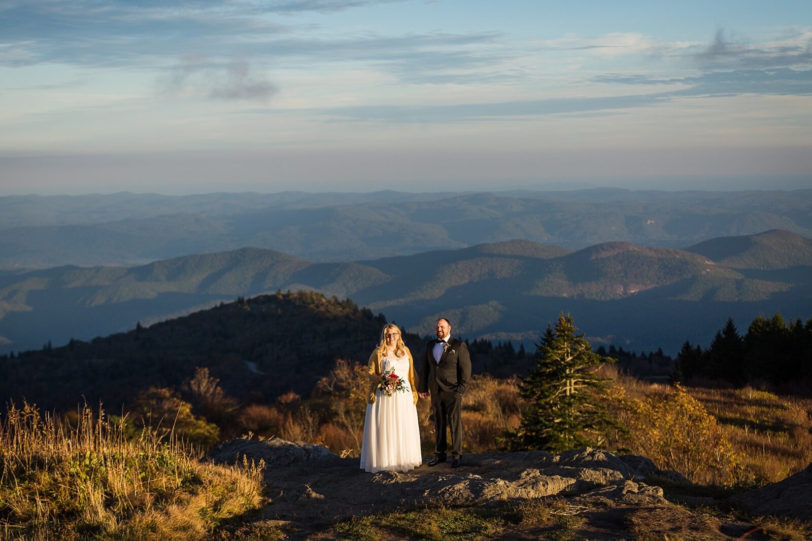 asheville mountain elopement photographer