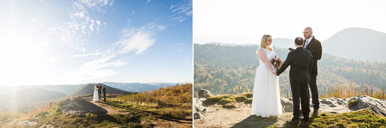 asheville mountain elopement photographer