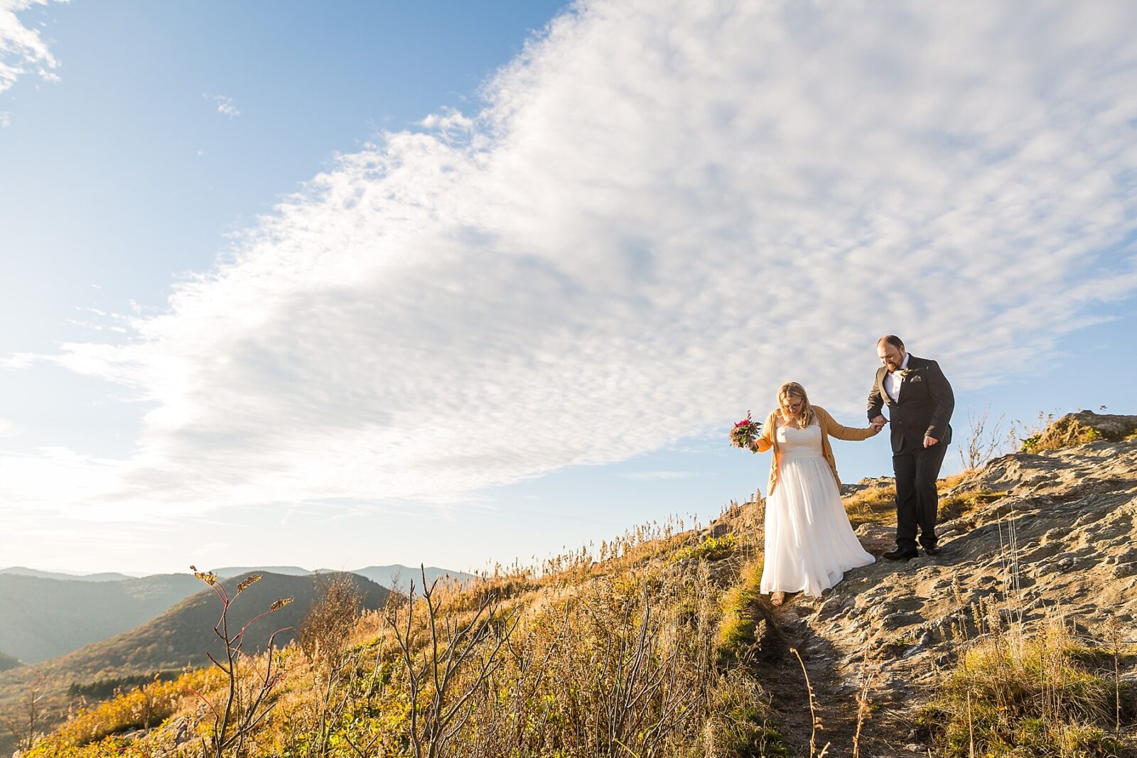 asheville mountain elopement photographer