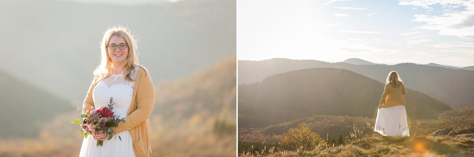 asheville mountain elopement photographer