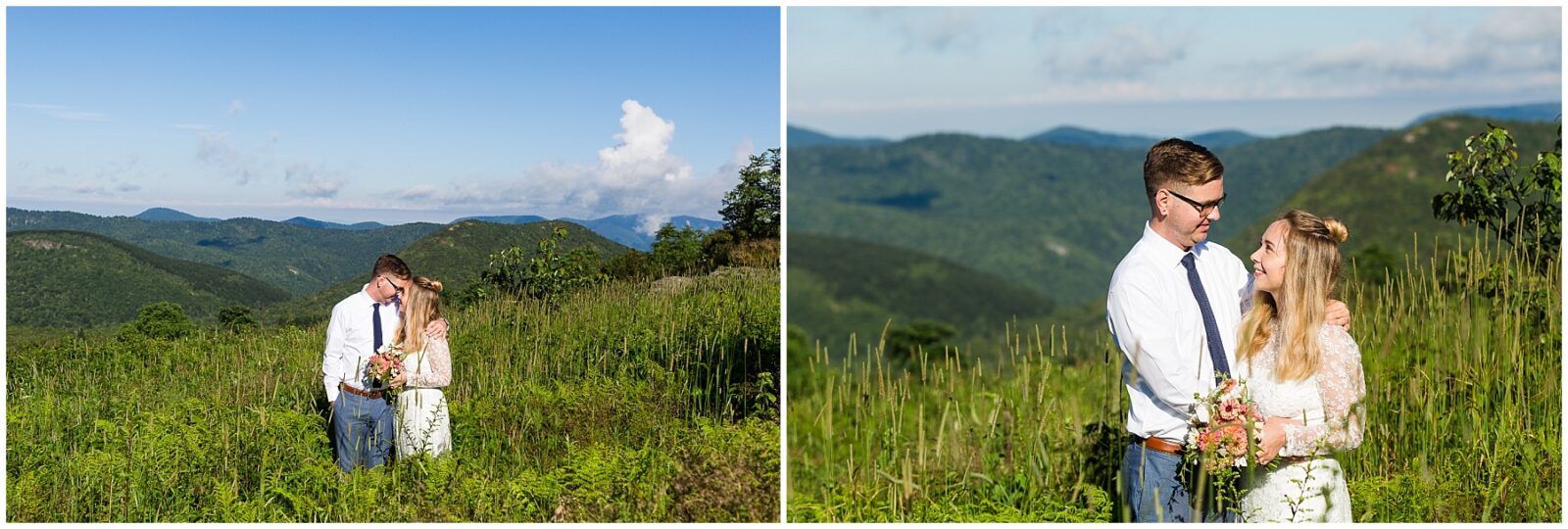 Morning Mountaintop Elopement in Asheville