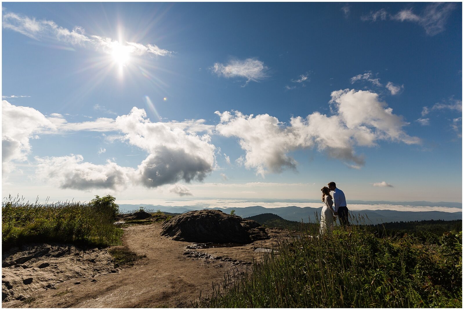 Morning Mountaintop Elopement in Asheville