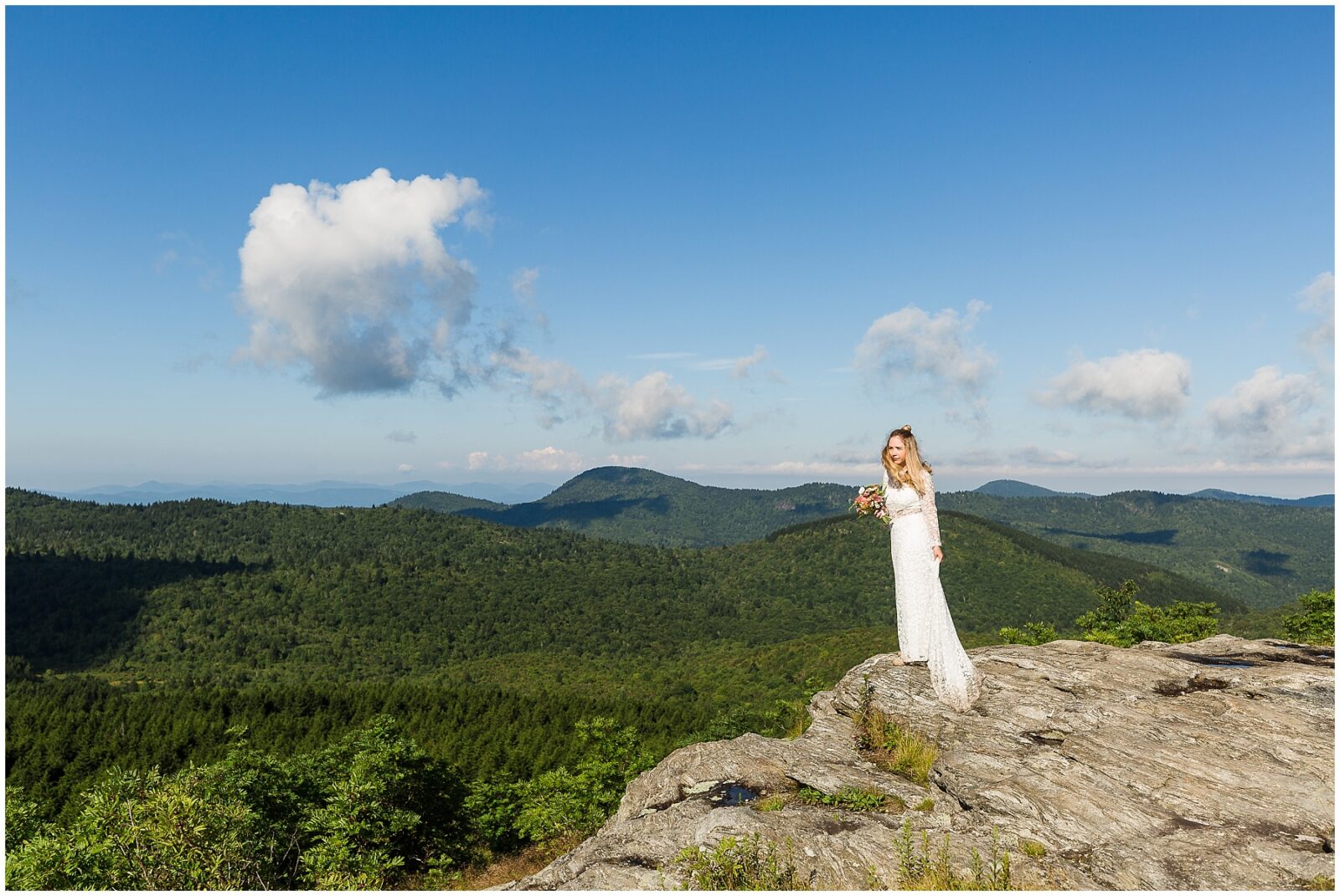 Morning Mountaintop Elopement in Asheville