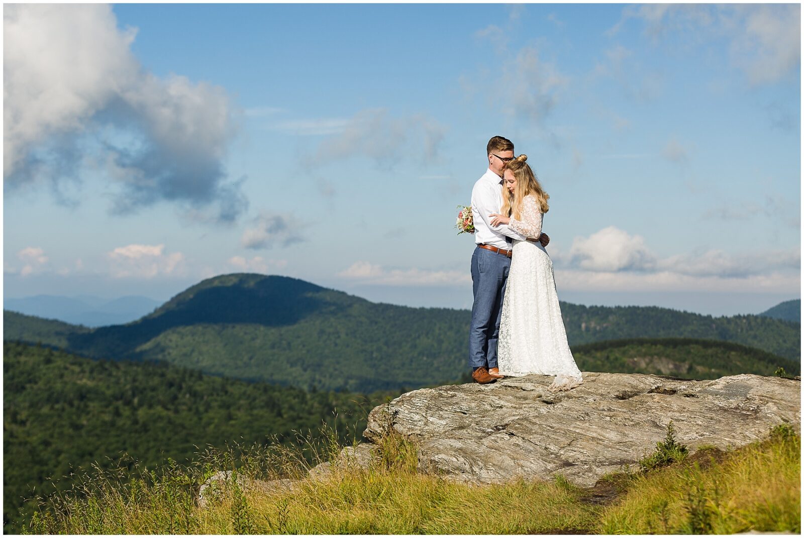 Morning Mountaintop Elopement in Asheville