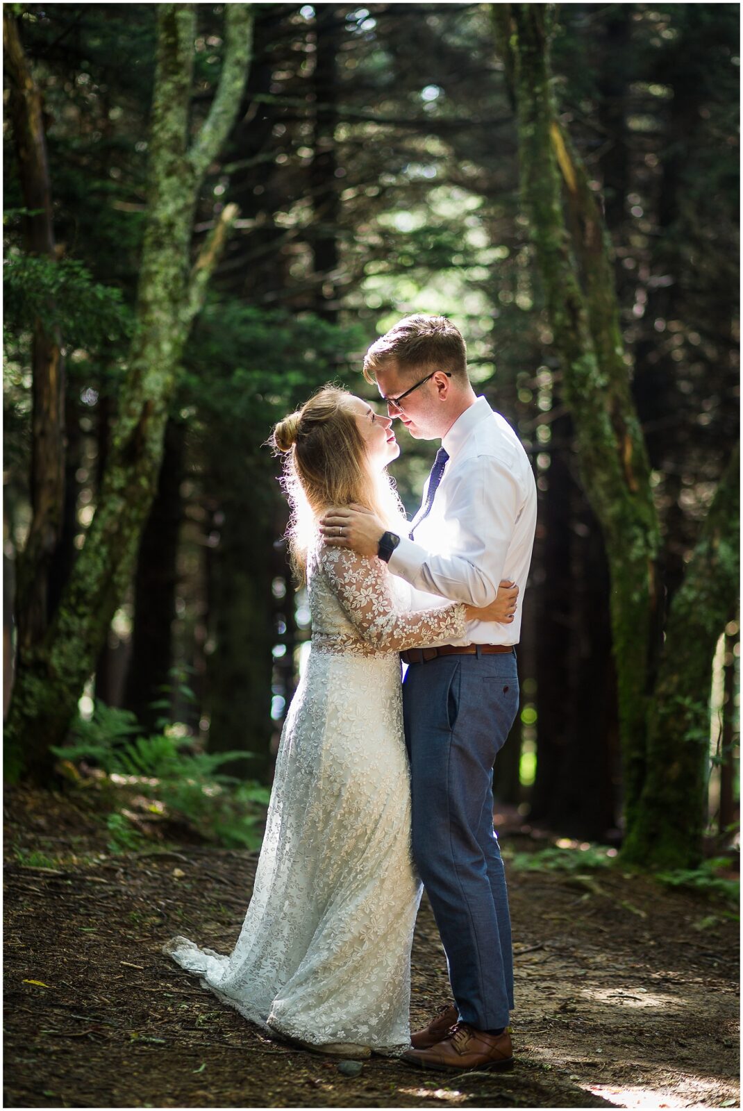 Morning Mountaintop Elopement in Asheville