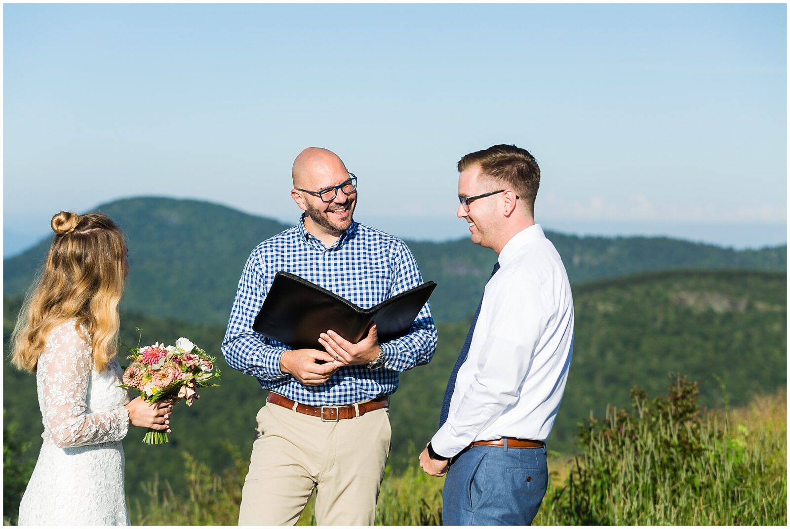 Morning Mountaintop Elopement in Asheville