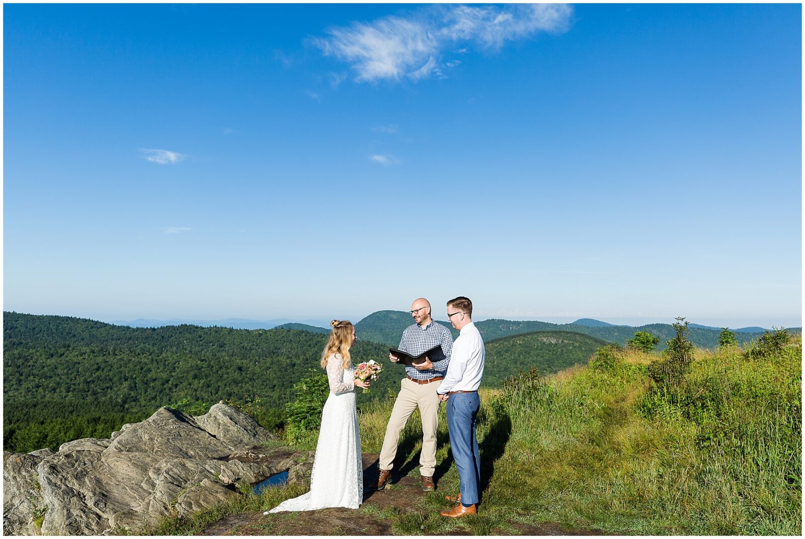 Morning Mountaintop Elopement in Asheville