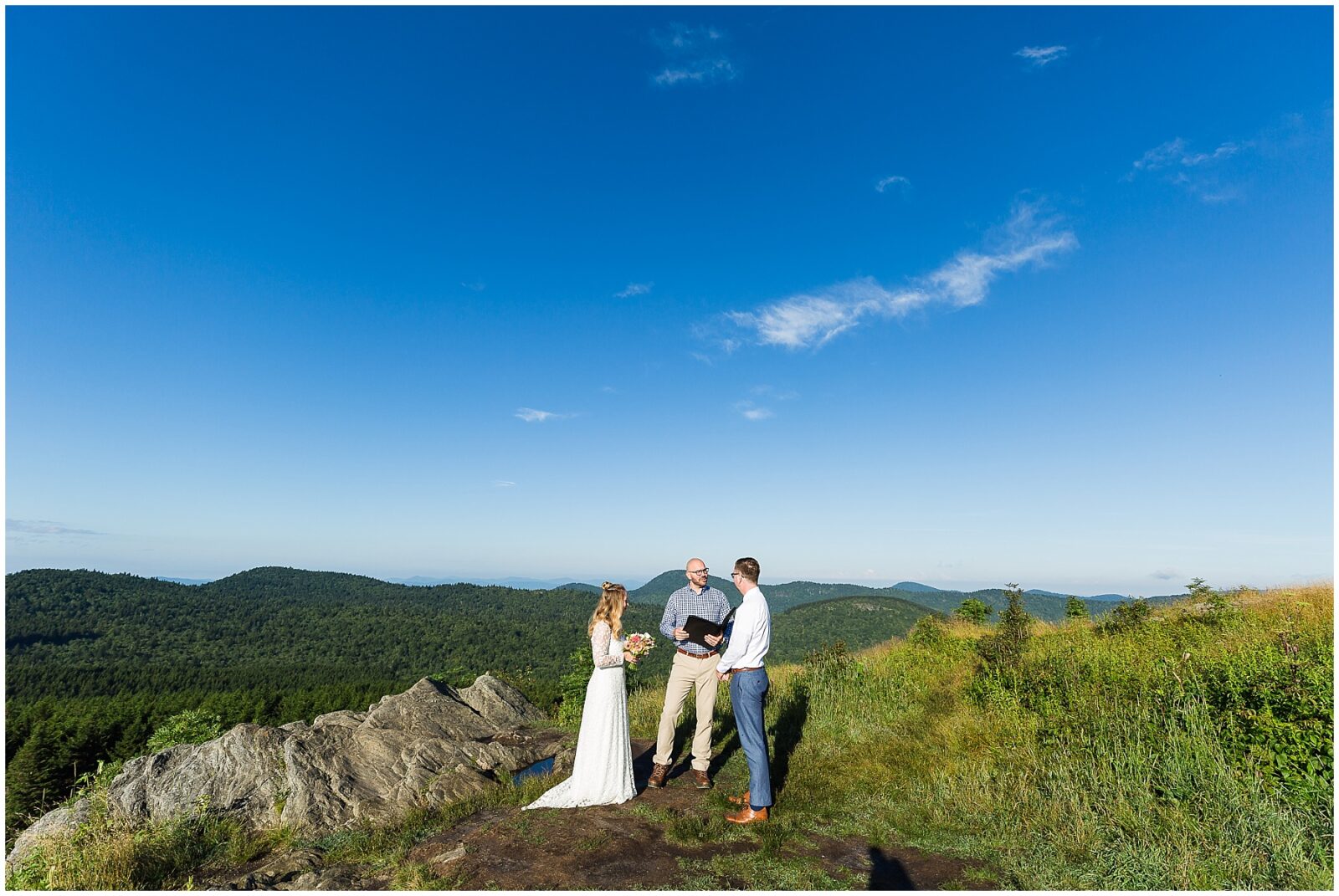 Morning Mountaintop Elopement in Asheville