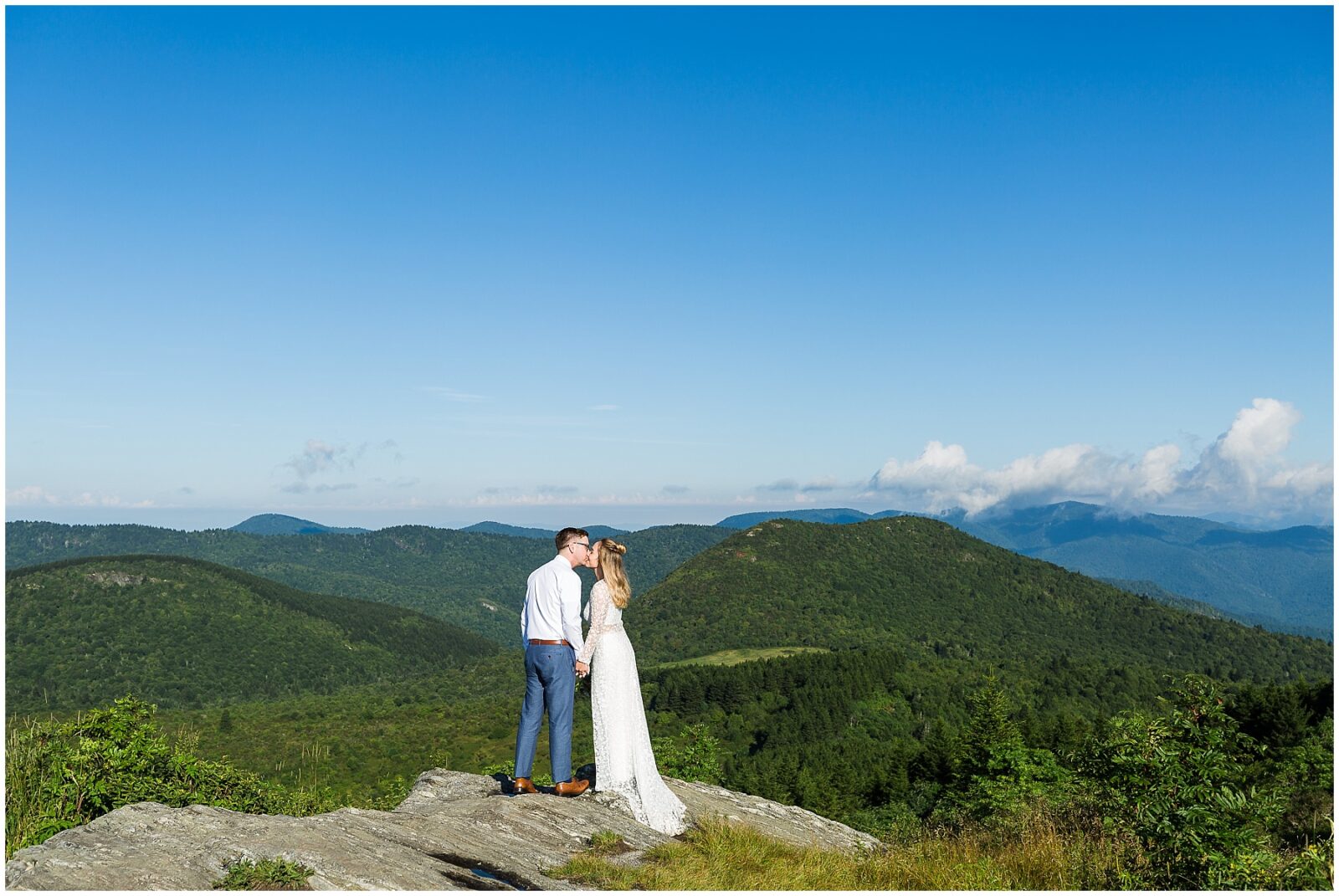 Morning Mountaintop Elopement in Asheville