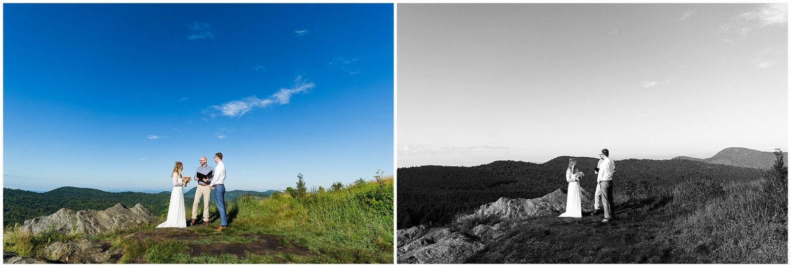 Morning Mountaintop Elopement in Asheville