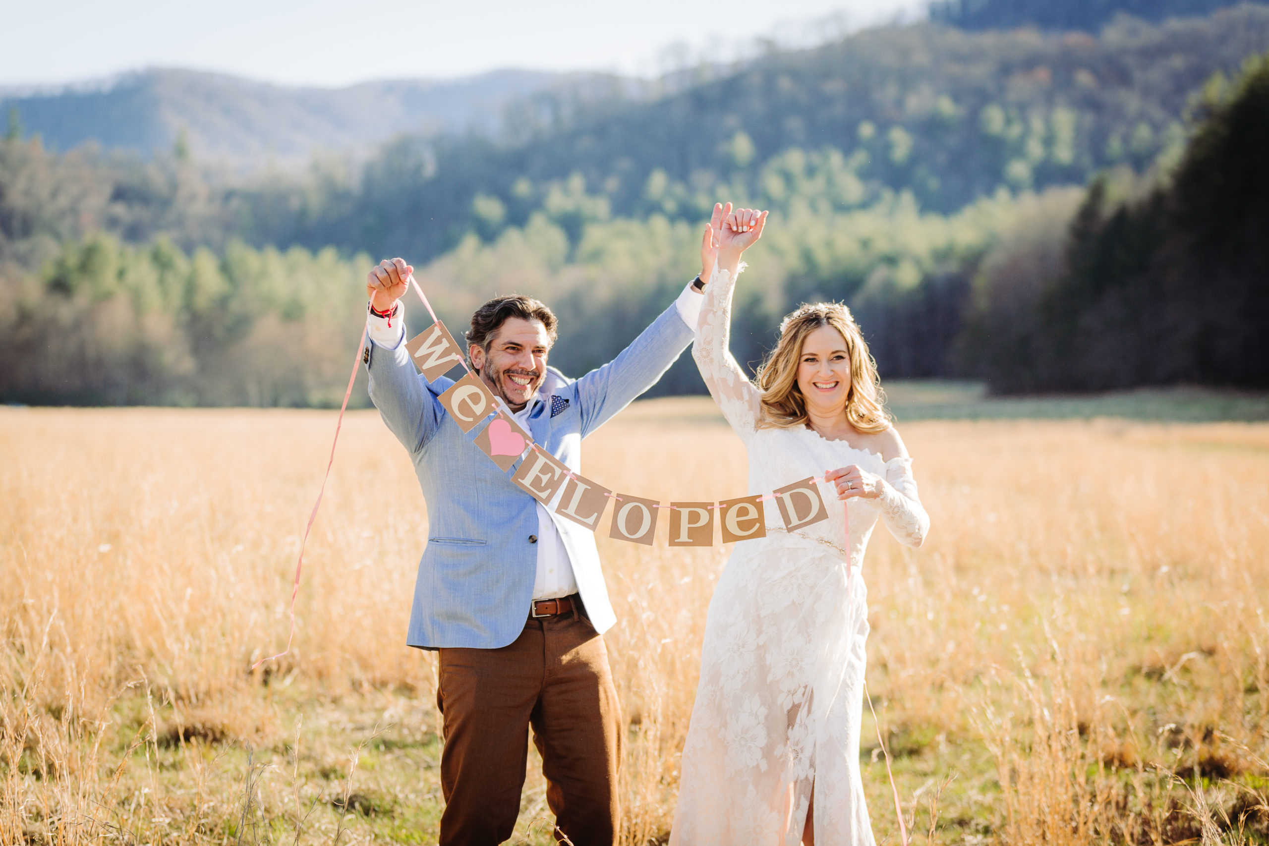 We Eloped Banner ~ Elope Outdoors