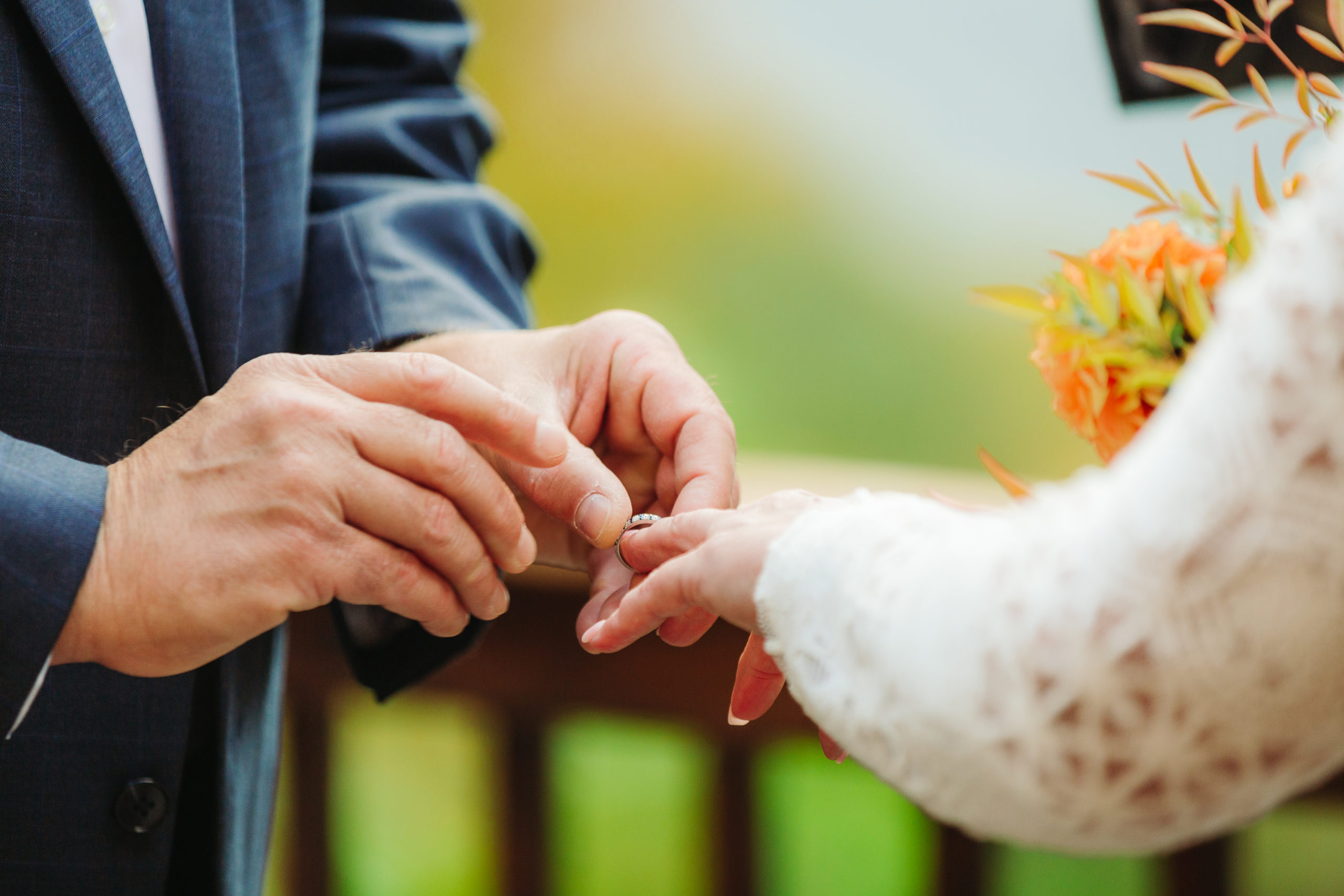 Rings Elopement Ceremony Asheville ~ Elope Outdoors