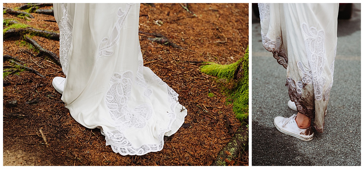 brides-dress-before-and-after-dirty-wedding-dress-elope-outdoors