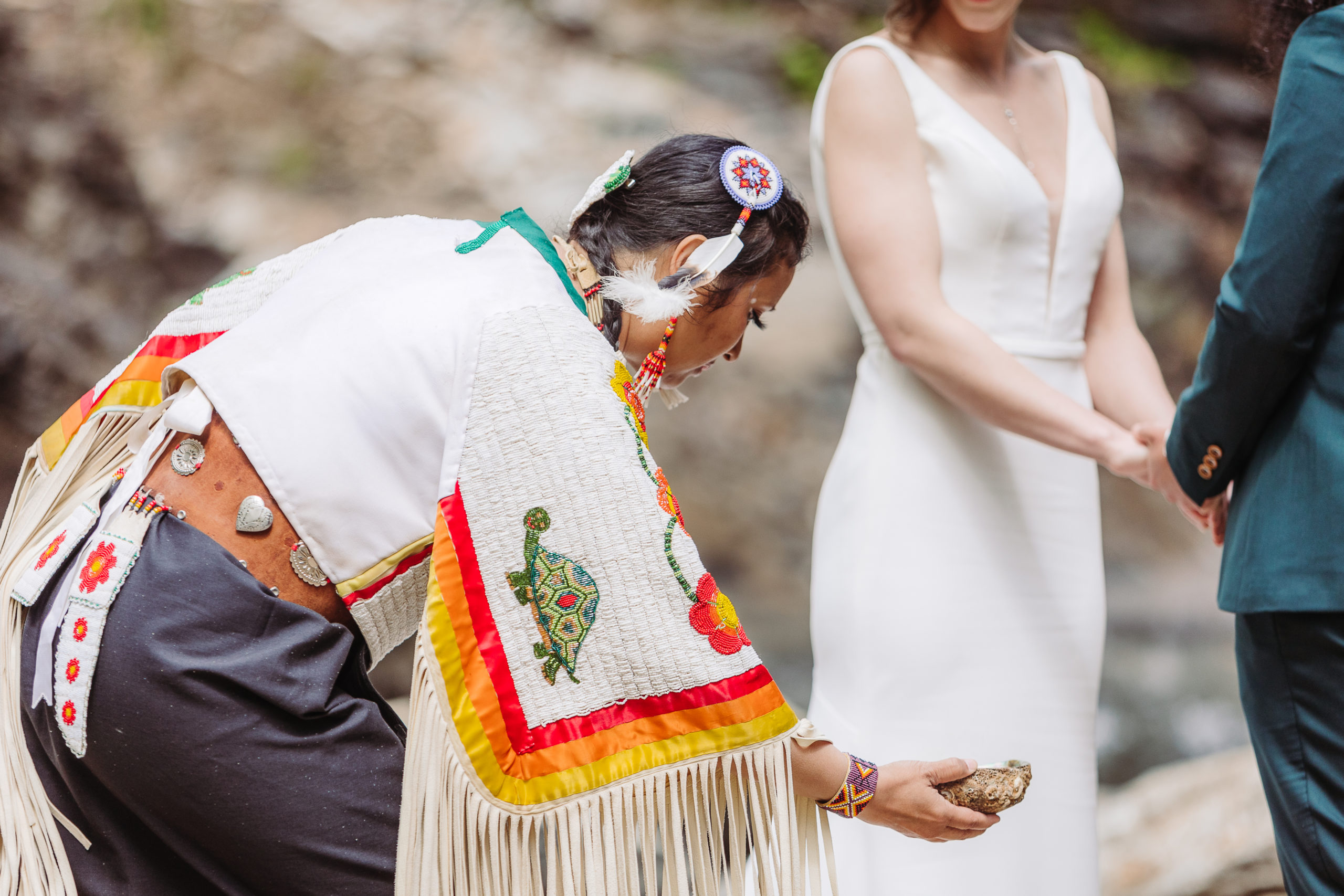Native American blessing Elopement Asheville Elopement Photo Elope