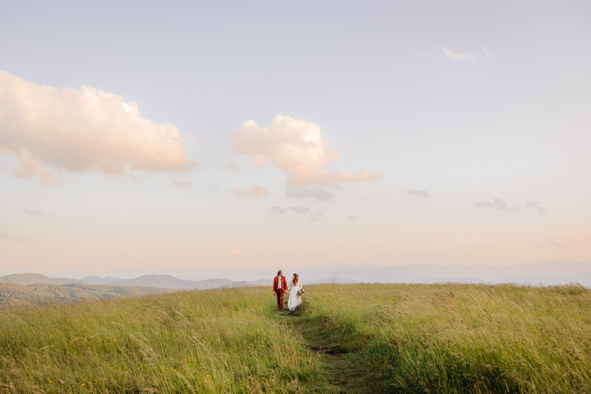 Breathtaking mountain view in Western North Carolina, perfect for an outdoor elopement