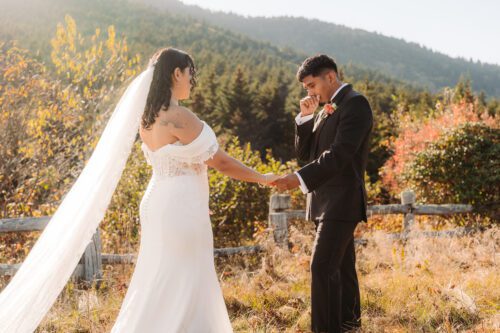 Mountaintop First Look for elopement