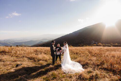 Roan Mountain Elopement Blue Ridge Mountains 